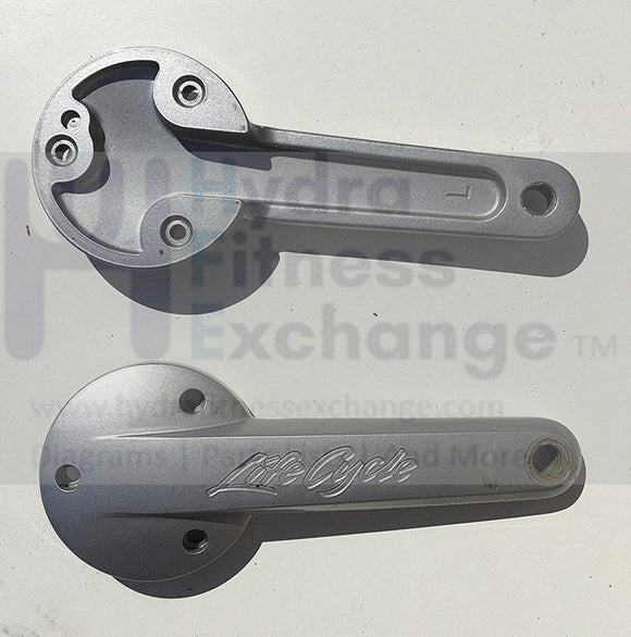 Life Fitness Lifecycle Recumbent Upright Bike Crank Arm Pair 95ci C9i R9i 90c ++-hydrafitnessparts