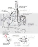 Life Fitness Lifecycle Upright Bike Crank Arm Sprocket Assembly SK18-00019-0001-hydrafitnessparts