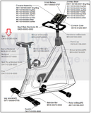 Life Fitness Lifecycle Upright Bike Seat Bottom Bracket Ok18-01265-0004-b-hydrafitnessparts