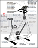 Life Fitness Lifecycle Upright Bike Seat without Springs OK18-01265-0004-hydrafitnessparts