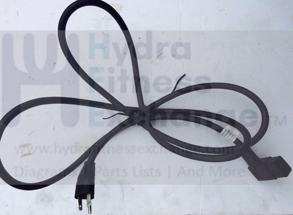 Life Fitness OEM Treadmill Power Supply Line Cord-hydrafitnessparts