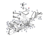 Life Fitness OSLP Strength System Floating Pulley Cable 8562601-hydrafitnessparts