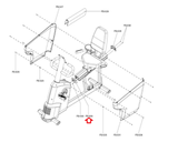 Life Fitness OSR Activate Stationary Bike Seat Carriage End Cap 0K76-01011-0200-hydrafitnessparts