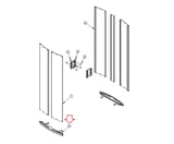 Life Fitness Optima Duals Hip Abduction Strength System Bottom Cover 8686601-hydrafitnessparts