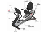 Life Fitness PCSR 95R Recumbent Bike Console Back Cover 0K66-01100-0000-hydrafitnessparts
