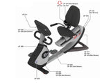 Life Fitness PCSR 95R Recumbent Bike Top Cover Cup Holder AK66-00055-0000-hydrafitnessparts
