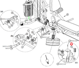 Life Fitness Parabody CM3 GS4 GS6 Home Gym V Groove Pulley 4 1/2" ACU06-0360-hydrafitnessparts