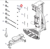 Life Fitness Parabody G5 G7-001 G7-002 Home Gym Quick Connect Housing 7726401 LEA7726401-hydrafitnessparts