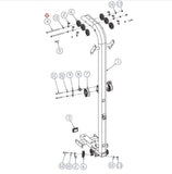 Life Fitness Parabody G5 Home Gym Hex Head Bolt 3/8" - 16 - 132" LEA3102912-hydrafitnessparts