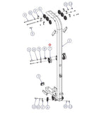 Life Fitness Parabody G5 LFG5 Home Gym V-Groove Pulley 4-1/2 OD X 2 LEA7616601-hydrafitnessparts