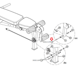 Life Fitness Parabody GS4 GS6 Home Gym Bolt 3/8"-16x3.25" ACUDA1E03831416NB-hydrafitnessparts