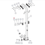 Life Fitness Parabody Hammer Home Gym Hex Head Bolt 3/8" - 16 - 65" LEA3102904-hydrafitnessparts