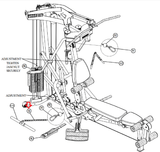 Life Fitness Parabody Home Gym 12 Link Chain ACU05-0193-hydrafitnessparts