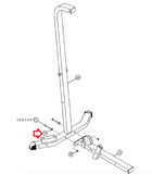 Life Fitness Parabody Home Gym Flat Washer 3/8"-16 ACUDC1250100020B-hydrafitnessparts
