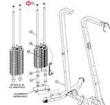 Life Fitness Parabody Home Gym Shaft Collar ACU05-0212-hydrafitnessparts