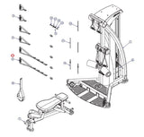Life Fitness Parabody LFG5-101 - 001 G5 Home Gym Cable Assembly LEA7746001-hydrafitnessparts