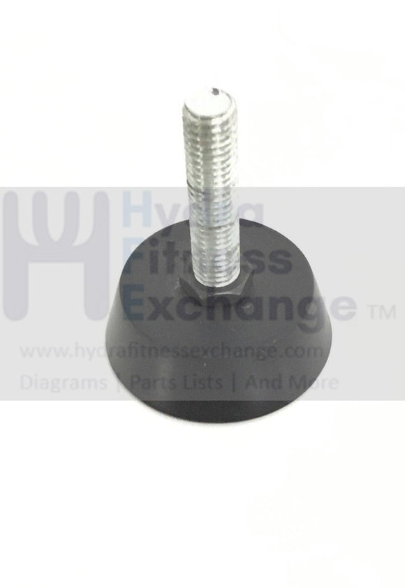 Life Fitness R1-5 Consumer Recumbent Plug In Bike Leveling Foot Leveler-hydrafitnessparts