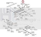 Life Fitness R3 R35 Recumbent Bike Low Heart Rate Cable with Phone Jack REX20V2-hydrafitnessparts