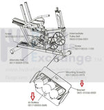 Life Fitness Recumbent Bike 6VDC Battery With Wire Harness 0017-00003-0685-hydrafitnessparts
