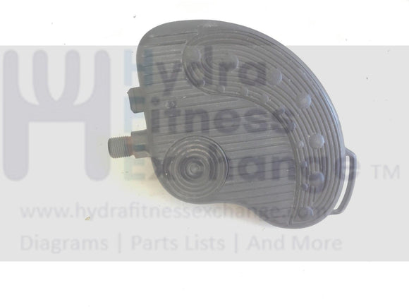 Life Fitness Recumbent Bike Black Right Foot Pedal W/O Straps AK63-00263-0001-hydrafitnessparts