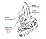 Life Fitness Recumbent Bike Button Head Seat Screw 1/9-20X2.25" 0017-00101-1743-hydrafitnessparts