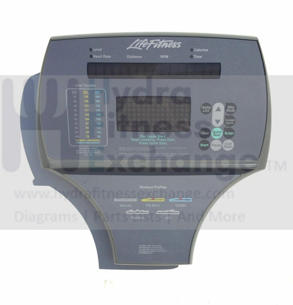 Life Fitness Recumbent Bike Console Display Control Panel 90r LRA-hydrafitnessparts