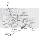 Life Fitness Recumbent Bike Input Jack Power Inlet Wire Harness REX210A-hydrafitnessparts