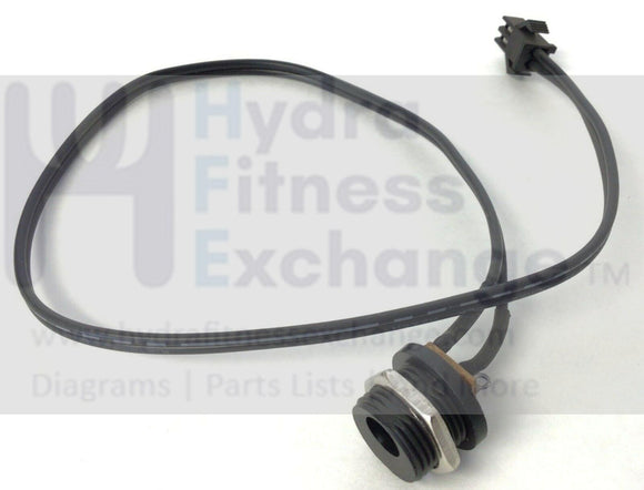 Life Fitness Recumbent Bike Input Jack Power Inlet Wire Harness REX210A-hydrafitnessparts
