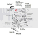 Life Fitness Recumbent Bike Left Pedal with Strap AK17-00026-0015-hydrafitnessparts