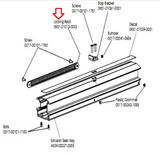 Life Fitness Recumbent Bike Locking Rack Gray 0K51-01013-0002-hydrafitnessparts