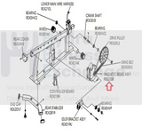 Life Fitness Recumbent Bike Magnetic Brake Generator Assembly 110321S8 REX3EUR-hydrafitnessparts