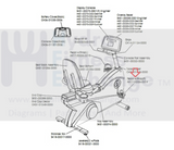Life Fitness Recumbent Bike Right Foot Pedal with Strap Ak17-00026-0014-hydrafitnessparts