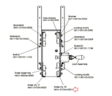 Life Fitness Recumbent Bike Roller Seat R Side Carriage Wheel 0K51-01034-0001-hydrafitnessparts