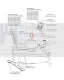 Life Fitness Recumbent Bike Seat Bottom Pad OK19-01079-0003-hydrafitnessparts