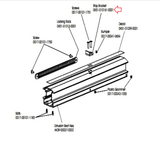 Life Fitness Recumbent Bike Stop Bracket 0K51-01061-0001-hydrafitnessparts