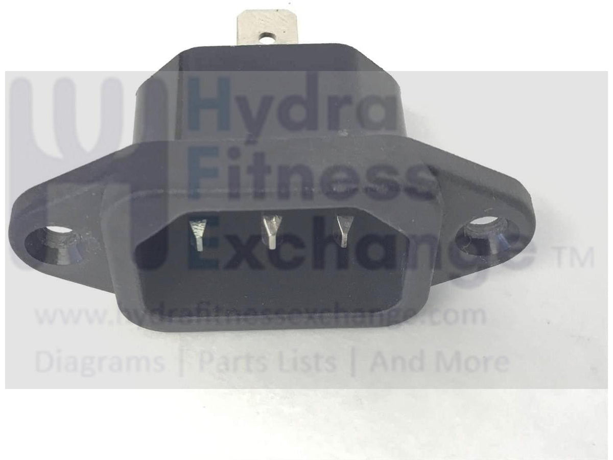 Life Fitness Residential Treadmill Power Cord Entry Input Socket 81298 ...