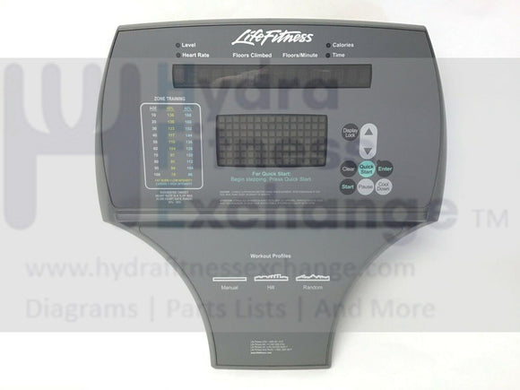 Life Fitness Stairclimber 90S 90s-(MSP) Upright Stepper Display Console Assembly-hydrafitnessparts