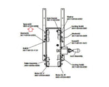 Life Fitness Stationary Bike Wheel Roller Seat Spacer 0K51-01044-0000-hydrafitnessparts