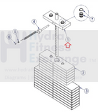 Life Fitness Strength Home Gym System 14 Hole Head Plate Weight Stack 8920101-hydrafitnessparts