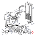 Life Fitness Strength System Cable End Plate 7342201-hydrafitnessparts