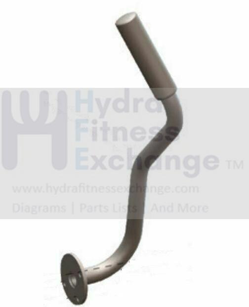 Life Fitness Summit Trainer Stepper Right Handlebar with Grip Assembly AK68-00143-0003-hydrafitnessparts