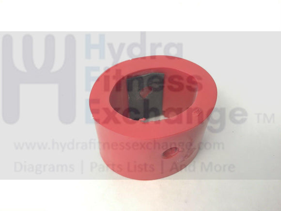 Life Fitness T3.0 T5 T35 T7i T7 Treadmill Left Red Deck Cushion Spring Elastomer LifeSpring for Flexdeck 6821903-hydrafitnessparts