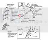 Life Fitness T5 Treadmill Bottom Crossbar Cover 0K59-01203-0000-hydrafitnessparts