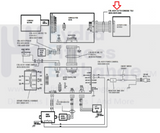 Life Fitness T5 Treadmill Console Mid Crossbar Cable AK59-00078-0000-hydrafitnessparts