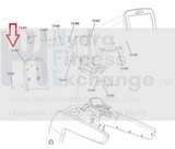 Life Fitness Treadmill Console Neck Back Cover Accessory AK65-00090-2400-hydrafitnessparts