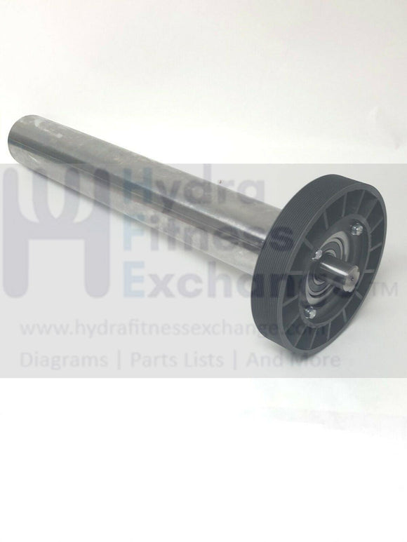 Life Fitness Treadmill Front Drive Roller With Pulley AK65-00067-0000-hydrafitnessparts