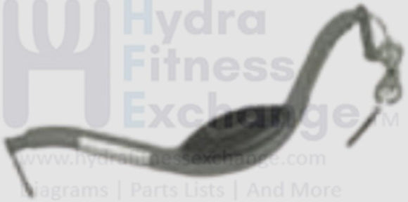 Life Fitness Treadmill Handlebar w HR sensors + Wire Harness 95ti t9i 95te 97ti-hydrafitnessparts