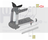 Life Fitness Treadmill Left Upper Extrusion Anti Slip Pad Kit GK65-00002-0004-hydrafitnessparts