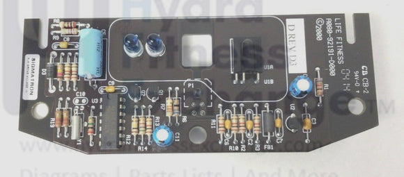 Life Fitness Treadmill Lens Cover Center Handrail Circuit Board A080-92191-D000-hydrafitnessparts