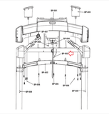 Life Fitness Treadmill Magnetic Safety Key Lanyards 1002224-0000-hydrafitnessparts